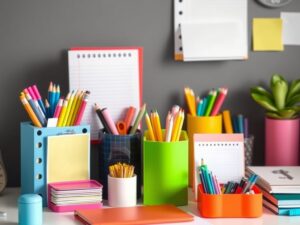 Organizacja przyborów na biurku dziecka: praktyczne rozwiązania na porządek i wygodę nauki