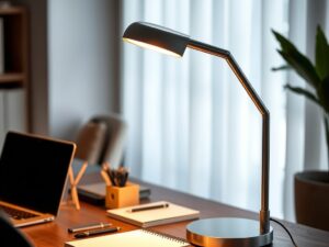 Jak wybrać lampkę na biurko: ergonomia, oświetlenie i funkcje warte uwagi